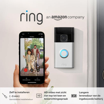 Ring - Video Doorbell Gen2 Silver