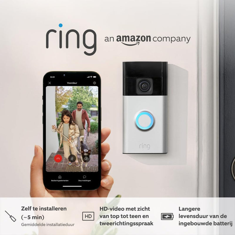 Ring - Video Doorbell Gen2 Silver
