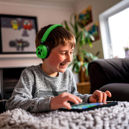 OTL Technologies MC1231 Minecraft Kids Wireless Headphones - Green