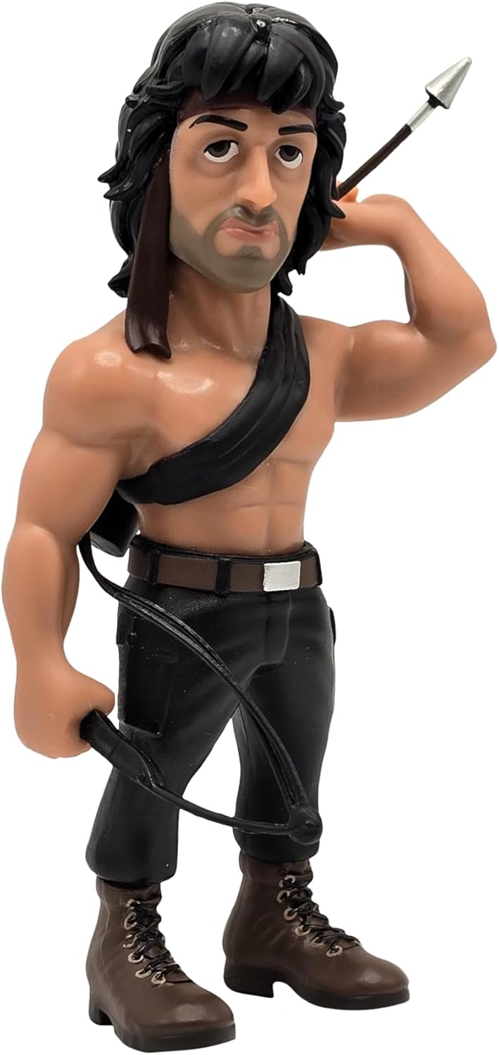 MINIX Rambo with Bow Model | Collectable Rambo: First Blood Part II Figure | Bandai Action Figure Range | Collectible Movie Icons Figures Make Great Gifts For Fans