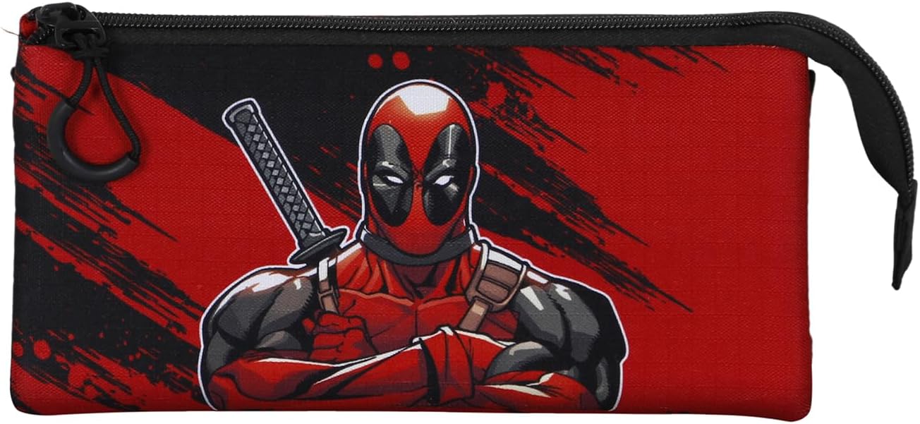 DEADPOOL - Bad - Triple Pencil Case