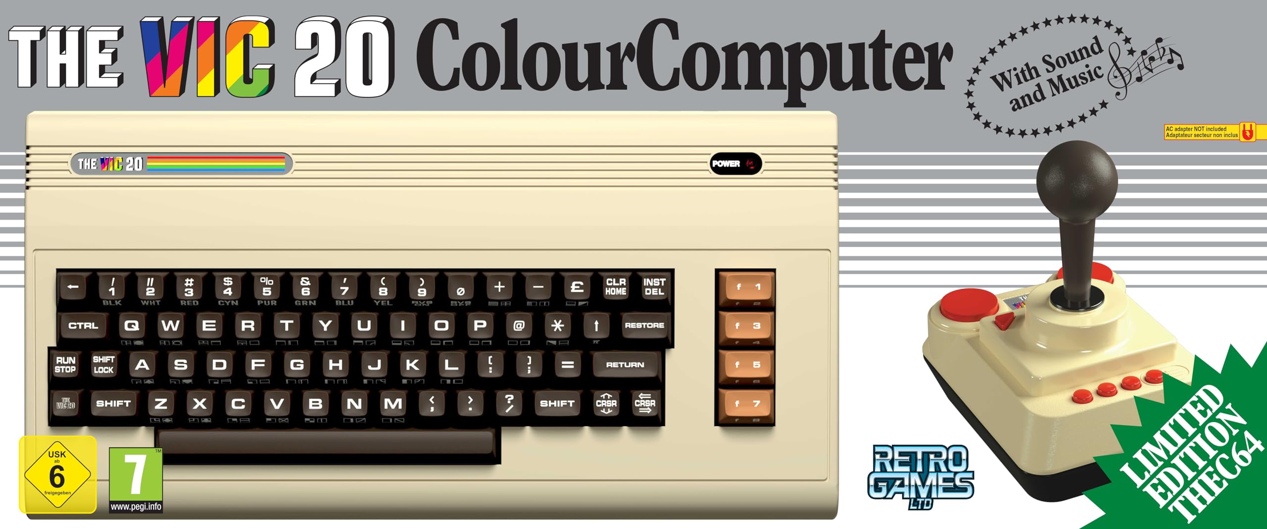 The VIC 20 (Color Computer) Video Game System (Retro Games