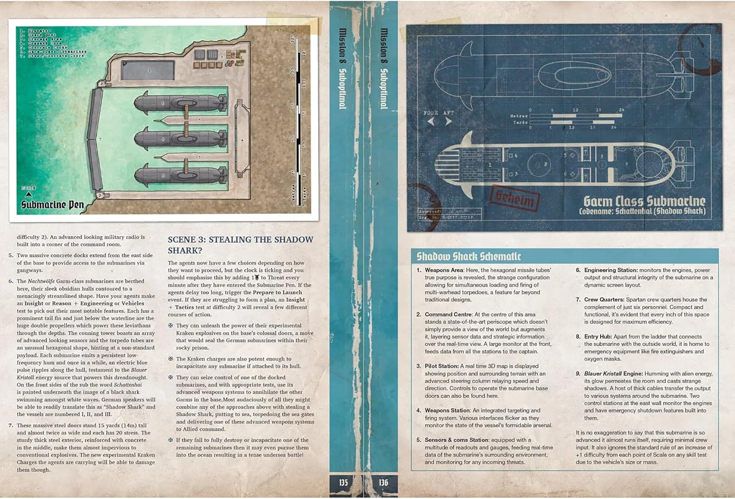 Modiphius Entertainment: Achtung! Cthulhu 2d20 - D-Day: The Darkest Day - Softcover RPG Book, Horror Campaign, Tabletop Role Playing Game