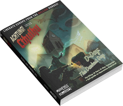 Modiphius Entertainment: Achtung! Cthulhu 2d20 - D-Day: The Darkest Day - Softcover RPG Book, Horror Campaign, Tabletop Role Playing Game