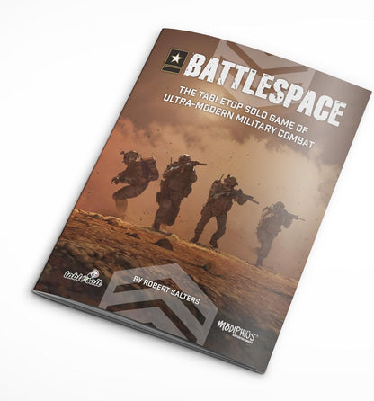 Modiphius Entertainment: Battlespace -Tabletop Solo War Card Game, Ultra-Modern Military Combat, Mission Game, Ages 13+, 1 Player, 30-60 Min