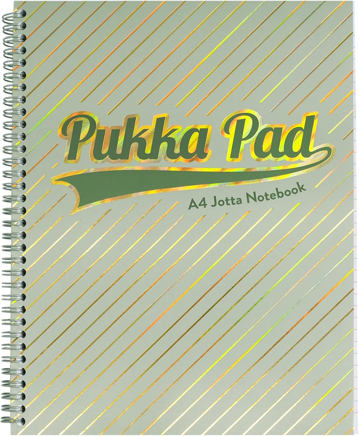 Pukka Pad Haze Jotta Cuaderno A4 – Paquete de 3 blocs de notas encuadernados con alambre con 200 páginas, 100 hojas de papel rayado de 80 g/m² de 8 mm – 4 agujeros perforados para notas escolares