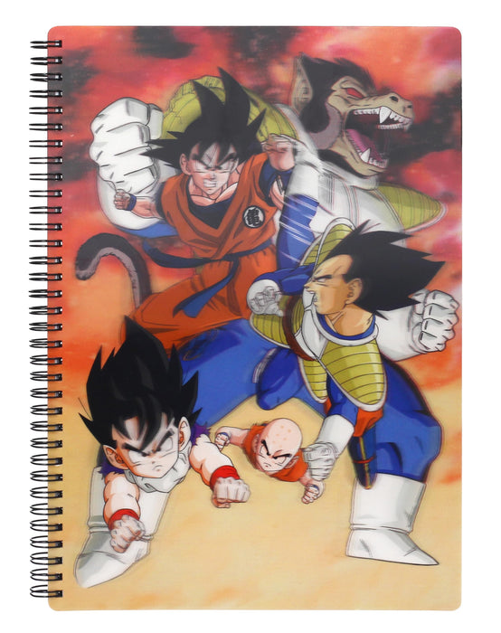 SD TOYS - Goku VS Vegeta Dragon Ball Z 3D effect notebook - 30 x 21 cm