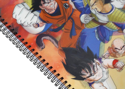 SD TOYS - Goku VS Vegeta Dragon Ball Z 3D effect notebook - 30 x 21 cm