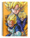 SD TOYS - Saiyans Dragon Ball Z 3D effect notebook - 30 x 21 cm