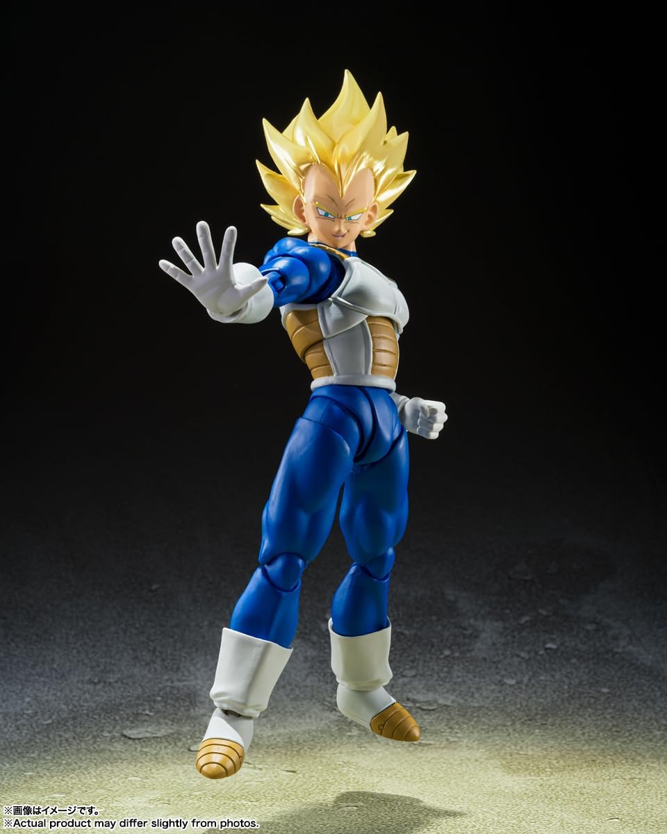 BANDAI TAMASHII NATIONS DRAGON BALL Z - Super Sayan Vegeta - Figurine S.H. Figuarts 14cm