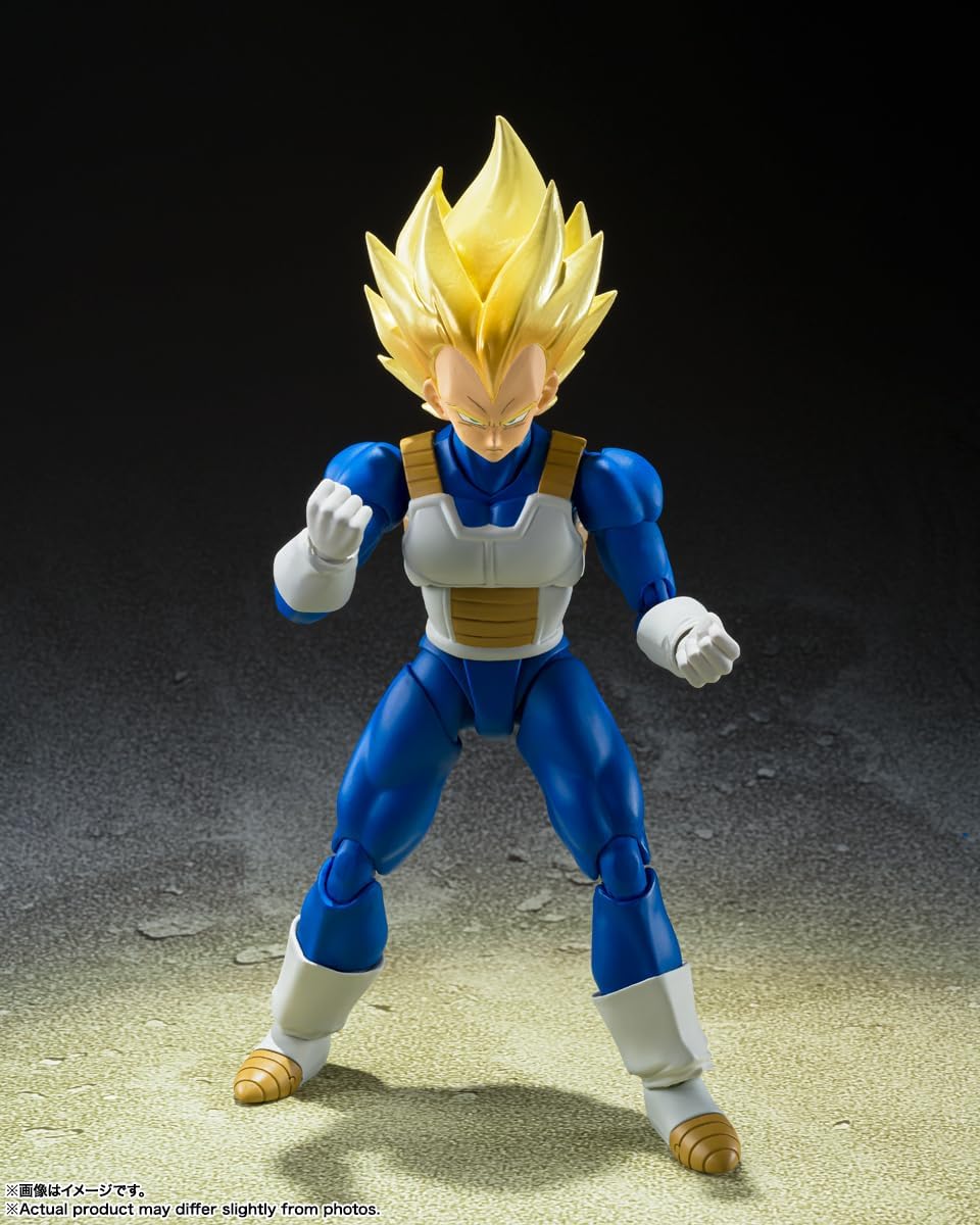 BANDAI TAMASHII NATIONS DRAGON BALL Z - Super Sayan Vegeta - Figurine S.H. Figuarts 14cm
