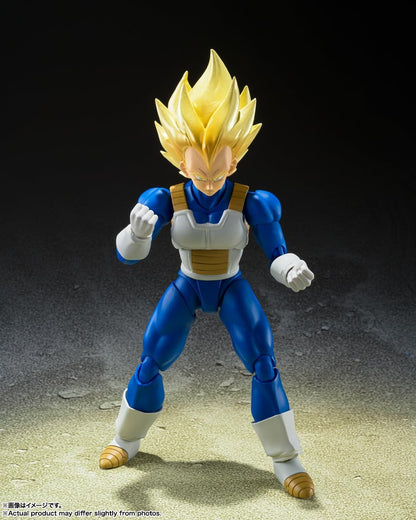 BANDAI TAMASHII NATIONS DRAGON BALL Z - Super Sayan Vegeta - Figurine S.H. Figuarts 14cm