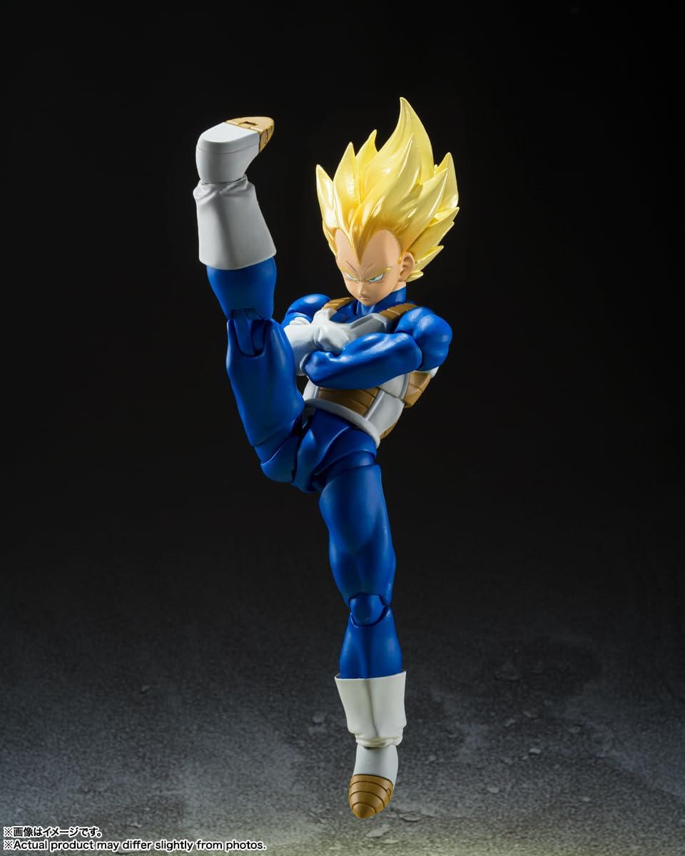 BANDAI TAMASHII NATIONS DRAGON BALL Z - Super Sayan Vegeta - Figurine S.H. Figuarts 14cm
