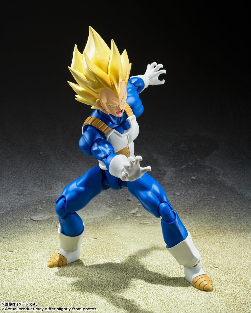 BANDAI TAMASHII NATIONS DRAGON BALL Z - Super Sayan Vegeta - Figurine S.H. Figuarts 14cm