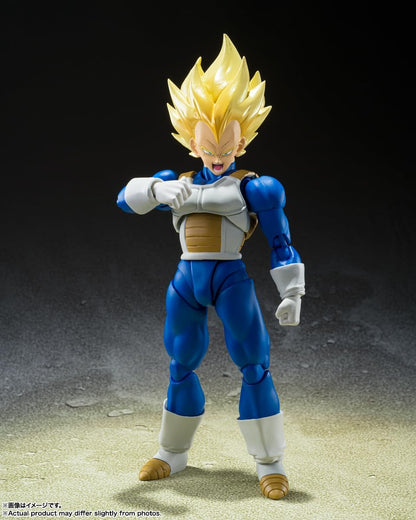 BANDAI TAMASHII NATIONS DRAGON BALL Z - Super Sayan Vegeta - Figurine S.H. Figuarts 14cm