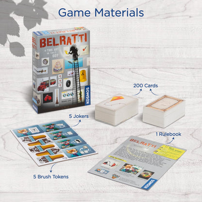 Thames & Kosmos Belratti, Cooperative Card Game, Exciting Card Games for Adults and Kids, Board Games for Game Night, For 3 to 7 Players, Age 8+