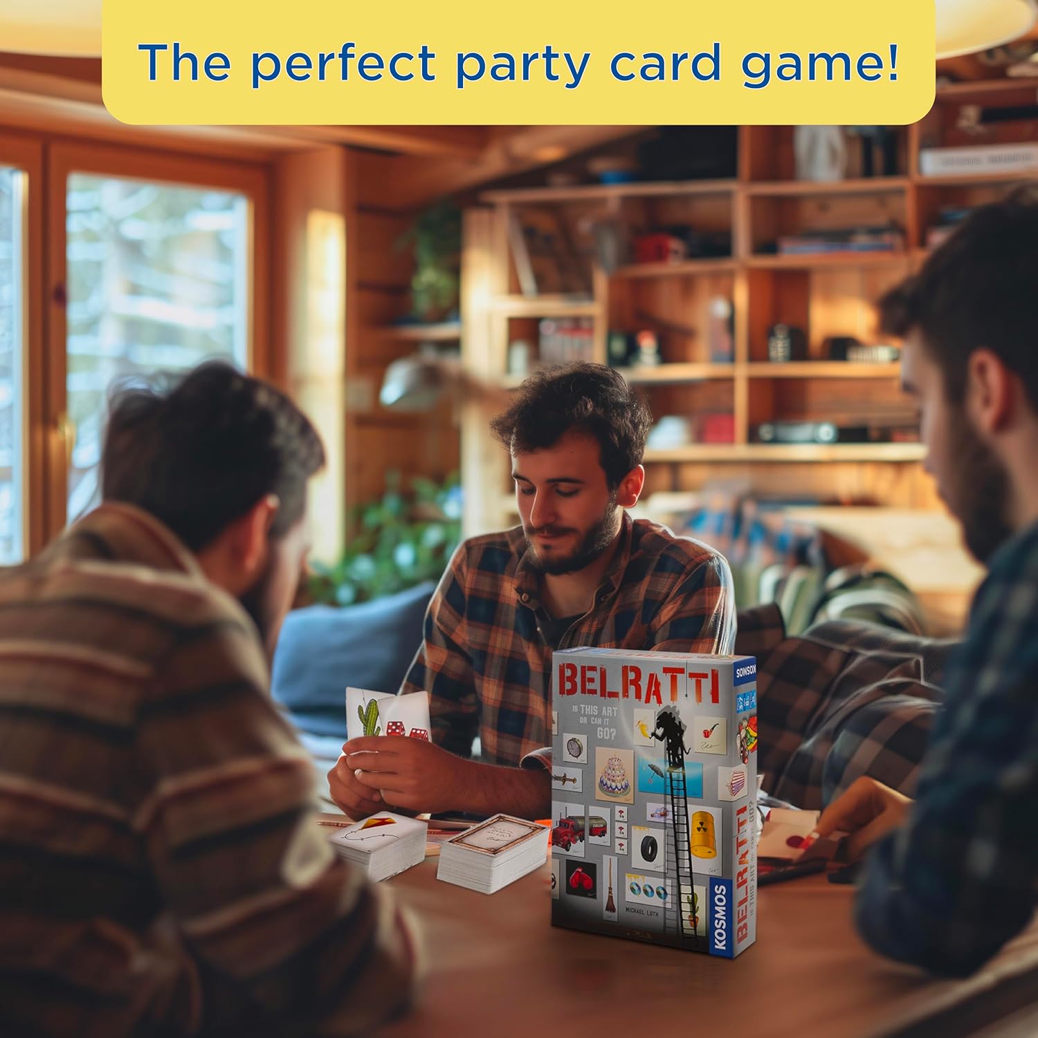Thames & Kosmos Belratti, Cooperative Card Game, Exciting Card Games for Adults and Kids, Board Games for Game Night, For 3 to 7 Players, Age 8+