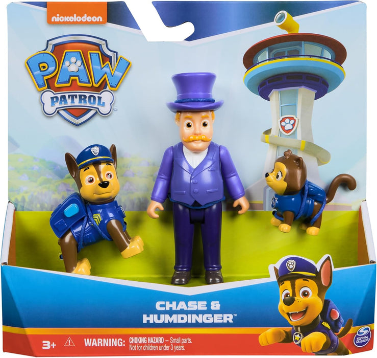 Paw Patrol Chase and Humdinger figures set, Kids’ Toys for Boys and Girls Aged 3 and Up