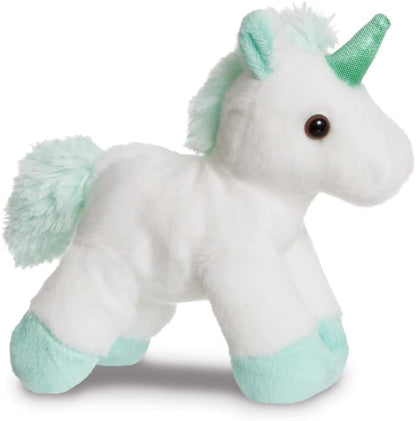 AURORA, 61436, Fancy Pal Unicorn Aqua Big Bow, Soft Toy, Multi-Coloured