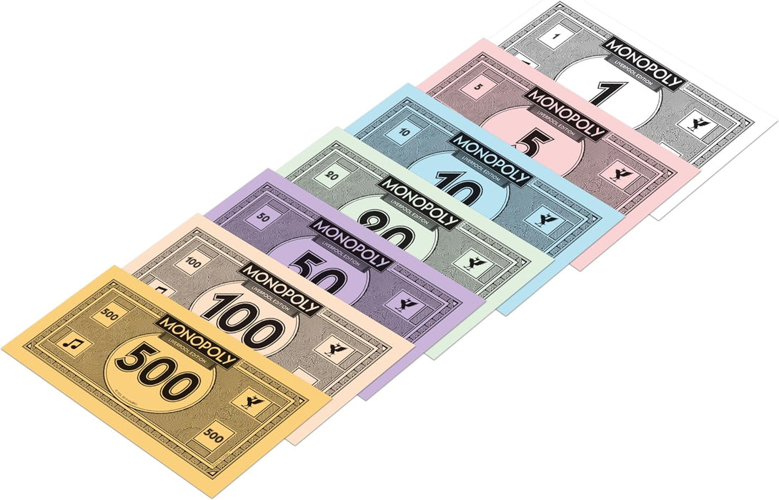 Winning Moves Liverpool City Monopoly Board Game, home of The Beatles, tour Penny Lane, Liverpool Metropolitan Cathedral and the Three Graces, 2-6 player game for ages 8 plus