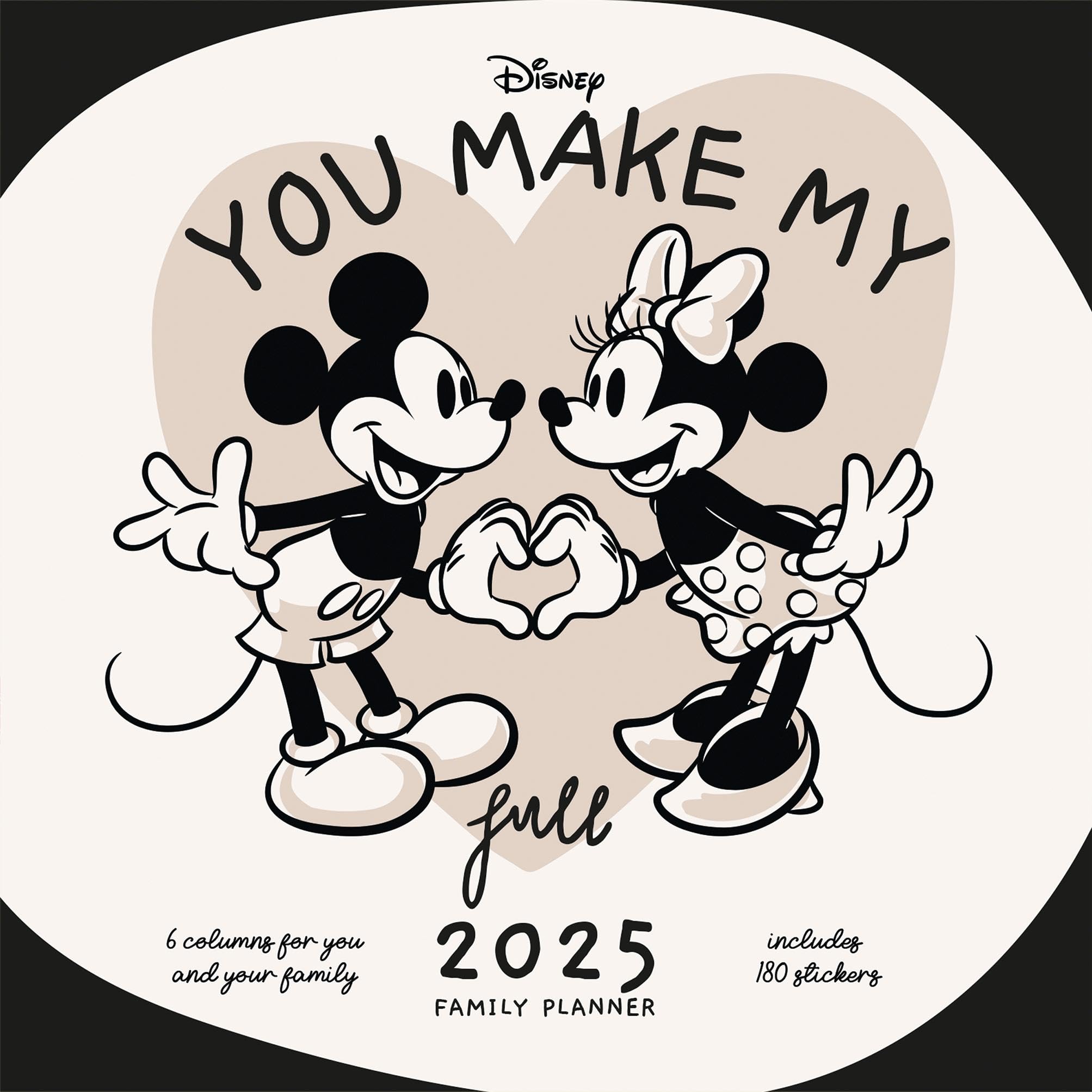 Mickey & Friends 2025 Family Planner Calendar