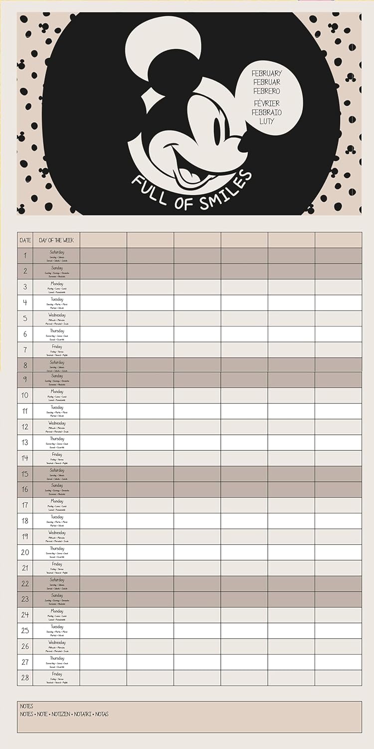 Mickey & Friends 2025 Family Planner Calendar