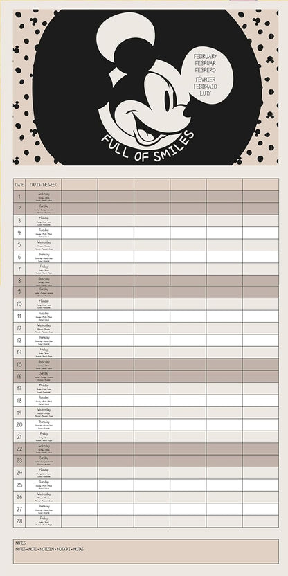Mickey & Friends 2025 Family Planner Calendar