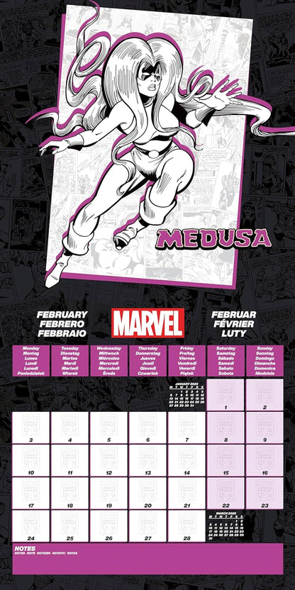 Marvel 2025  Square Calendar