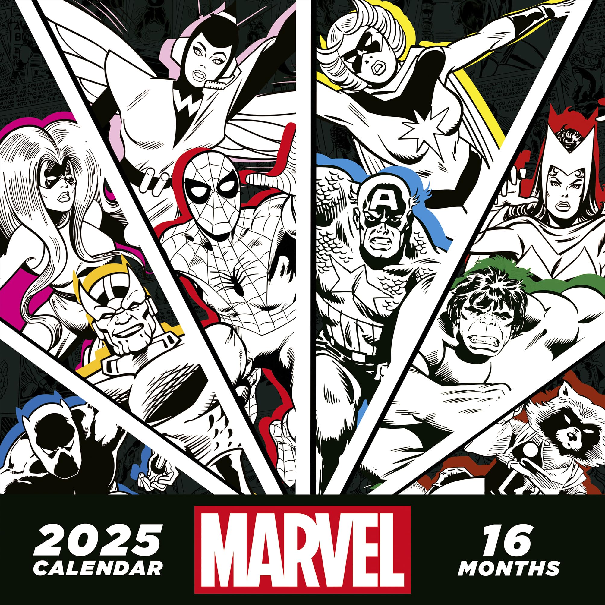 Marvel 2025  Square Calendar
