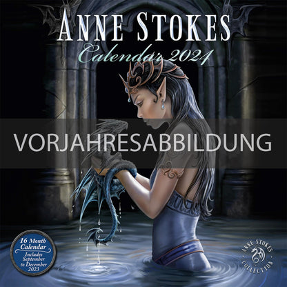 Anne Stokes 2025  Square Calendar