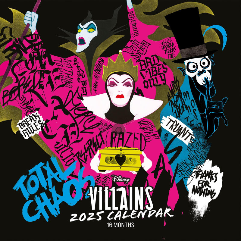 Disney Villains (Deviant Distortion) 2025 Square Calendar