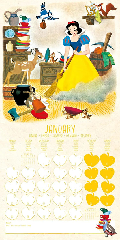 Disney Classics (Golden Books) 2025 Square Calendar