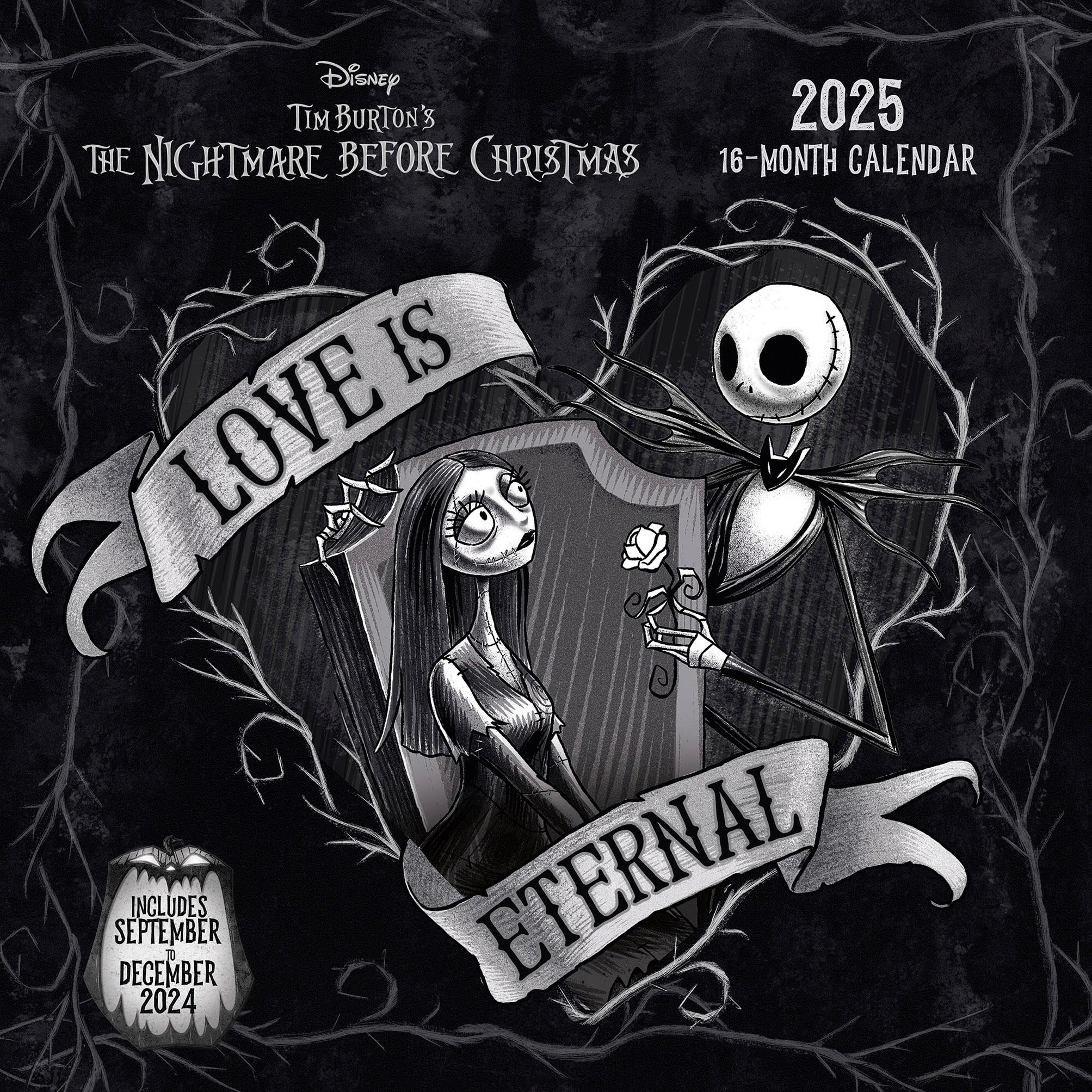 The Nightmare Before Christmas 2025 Square Calendar