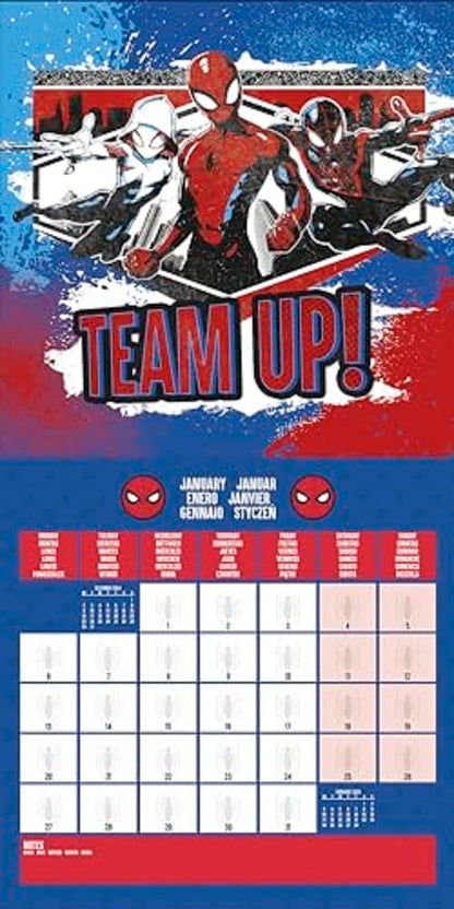 Spider-Man 2025 Square Calendar