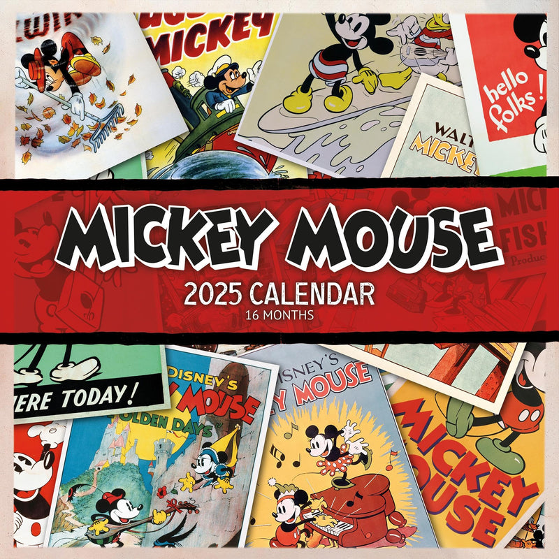 Mickey & Minnie Mouse (Memories) 2025 Square Calendar