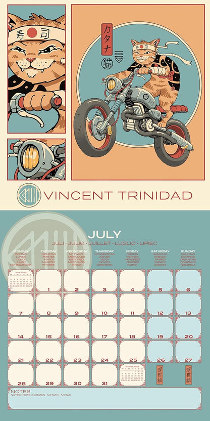 Vincent Trinidad 2025 Square Calendar