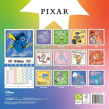 Disney Pixar (Collection) 2025 Square Calendar