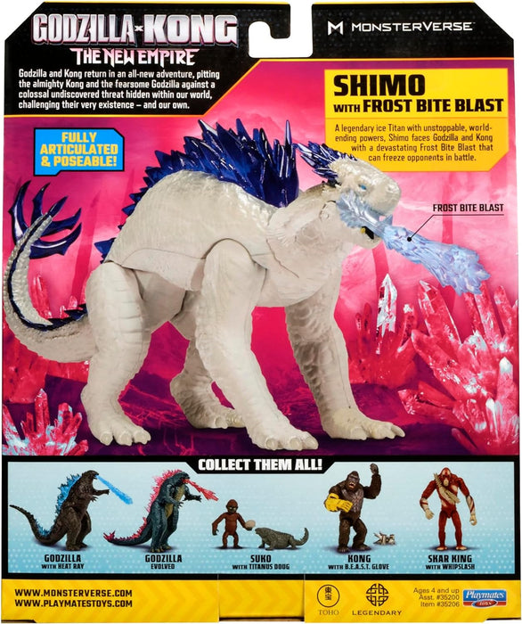 Godzilla X Kong Monsterverse 3 Inch Action Figure Basic Series - Shimo with Frost Bite Blast
