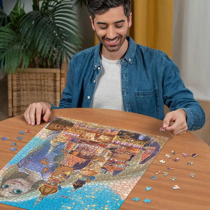 Ravensburger 12000264 - Disney Castles: Rapunzel - Puzzle 1000 Piezas – Puzzle Adultos y niños a patir de 14 años, Puzzle Disney, Regalo Disney