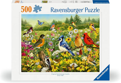 Ravensburger Puzzle 12000336 - Vogelwiese - 500 Teile Puzzle für Erwachsene und Kinder ab 12 Jahren, Tier-Puzzle