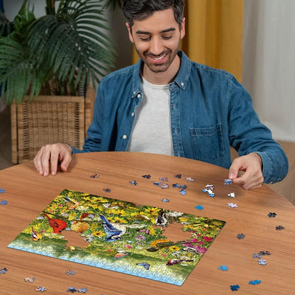 Ravensburger Puzzle 12000336 - Vogelwiese - 500 Teile Puzzle für Erwachsene und Kinder ab 12 Jahren, Tier-Puzzle
