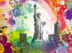 Ravensburger Puzzle 12000368 - Postkarte aus New York - 500 Teile Puzzle für Erwachsene und Kinder ab 12 Jahren, Stadt-Puzzle New York