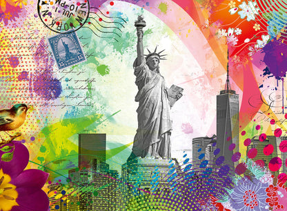 Ravensburger Puzzle 12000368 - Postkarte aus New York - 500 Teile Puzzle für Erwachsene und Kinder ab 12 Jahren, Stadt-Puzzle New York