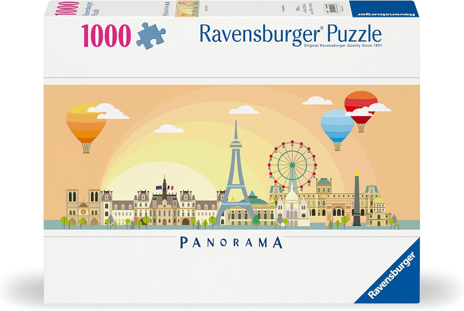 Ravensburger Puzzle 12000448 - Ein Tag in Paris - 1000 Teile Puzzle für Erwachsene und Kinder ab 14 Jahren