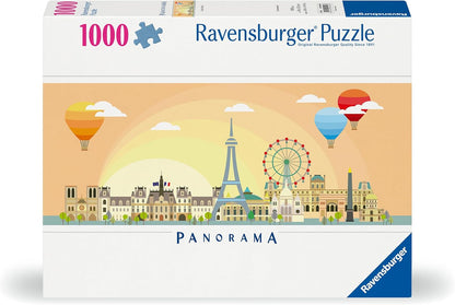 Ravensburger Puzzle 12000448 - Ein Tag in Paris - 1000 Teile Puzzle für Erwachsene und Kinder ab 14 Jahren
