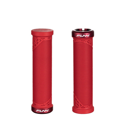 Funn Hilt JR Mountain Bike Handlebar Grips With Single Lock On Clamp, Bicycle Handlebar Locking Grips with 19 mm Inner Diameter, Short Bicycle Grips For Youth, Girls and Boys