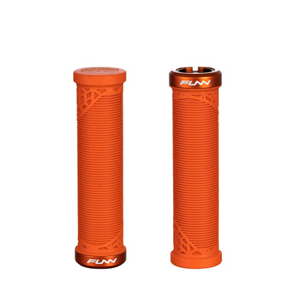 Funn Hilt JR Mountain Bike Handlebar Grips With Single Lock On Clamp, Bicycle Handlebar Locking Grips with 19 mm Inner Diameter, Short Bicycle Grips For Youth, Girls and Boys