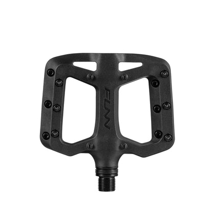 Funn Taipan S Glass Fiber Reinforced Thermoplastic Bike Pedals with 9/16-inch CrMo Axles and Shin-Friendly Pins for MTB/BMX/Urban/Gravel Riding