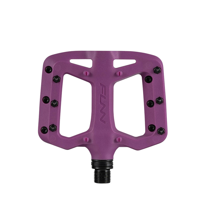 Funn Taipan S Glass Fiber Reinforced Thermoplastic Bike Pedals with 9/16-inch CrMo Axles and Shin-Friendly Pins for MTB/BMX/Urban/Gravel Riding