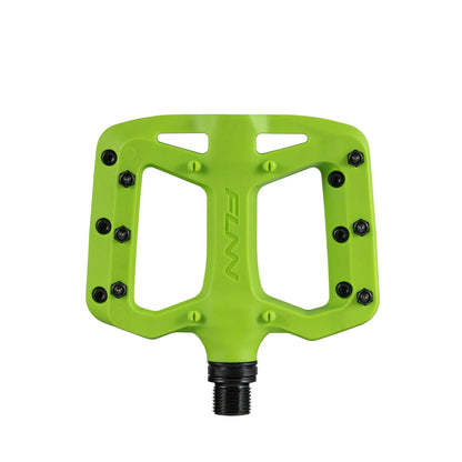 Funn Taipan S Glass Fiber Reinforced Thermoplastic Bike Pedals with 9/16-inch CrMo Axles and Shin-Friendly Pins for MTB/BMX/Urban/Gravel Riding